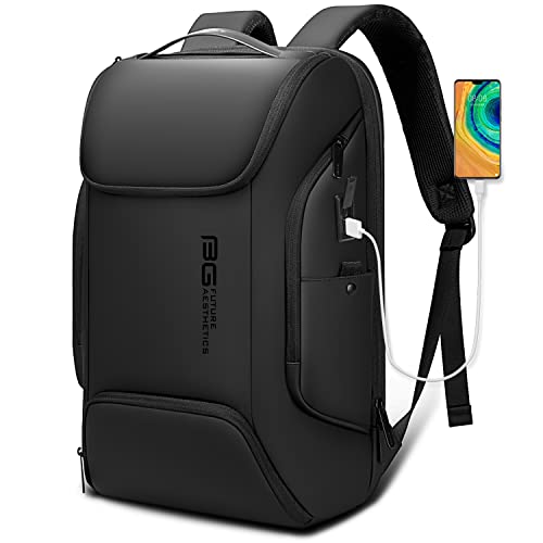 BANGE Business Laptop Smart backpack Can Hold 15.6 Inch Laptop Commute Backpack Carry on bag for men and women (Black) - Image 1