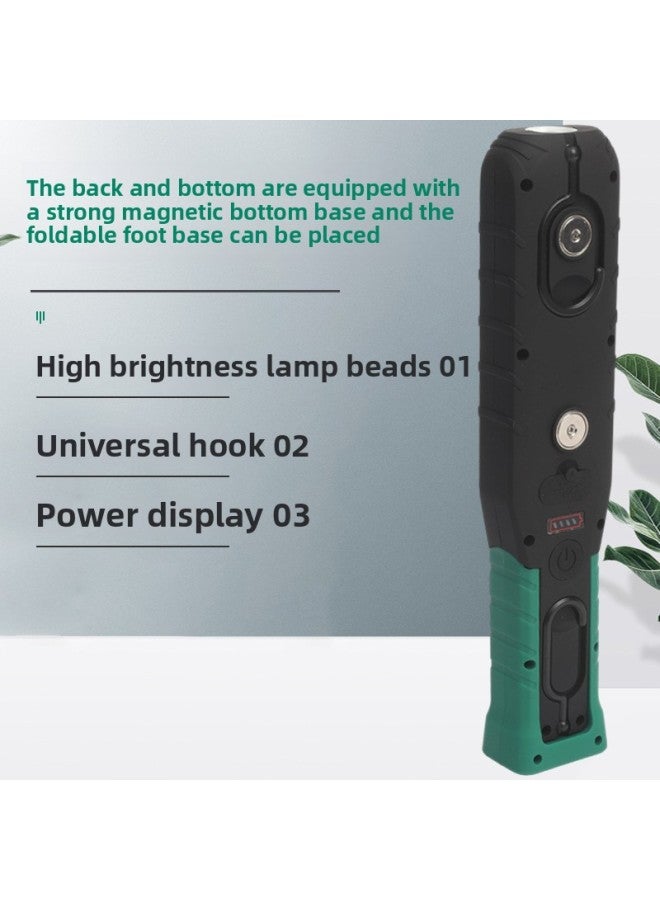 Loquat LED Work Light Auto Repair Light Super Bright Light Industrial Rechargeable Electric Flashlight With Strong Magnet Portable-Power:Convenient High-quality Led Work Light - Image 3