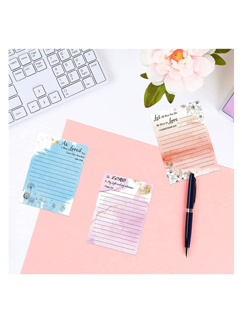 عام 6 قطعة من الزهور موضوع مذكرة مذكرة زهرة قائمة المهام 4x5 بوصة زهرة دفاتر الملاحظات هدية لاصق مكتب المنزل المدرسة الطرف اللوازم هدية عيد ميلاد ، 6 أنماط - Image 5