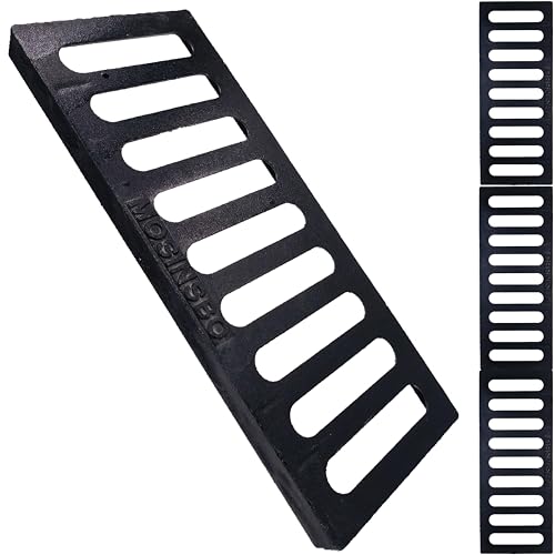 MOSINSBO غطاء تصريف من الحديد الزهر MOSINSBO 20x8 3 قطع غطاء تصريف خارجي من الدرجة B متين وقوي للخرسانة والحدائق والمرائب