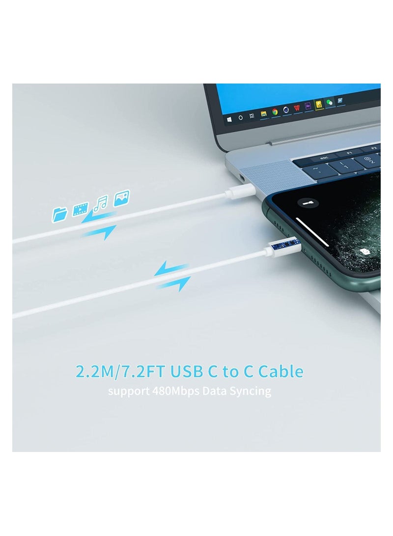 Mac book Pro Charger Mac Fast Charger 87W USB C Charger Power Adapter for MacBook Pro/Air 13 Inch 12 Inch Included USB-C to USB-C Charge Cable - Image 4