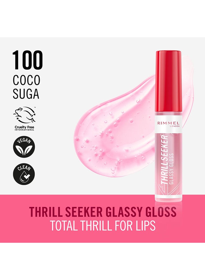 RIMMEL LONDON لمعان الشفاه الزجاجي لعشاق الإثارة - 100 - سكر جوز الهند - Image 2