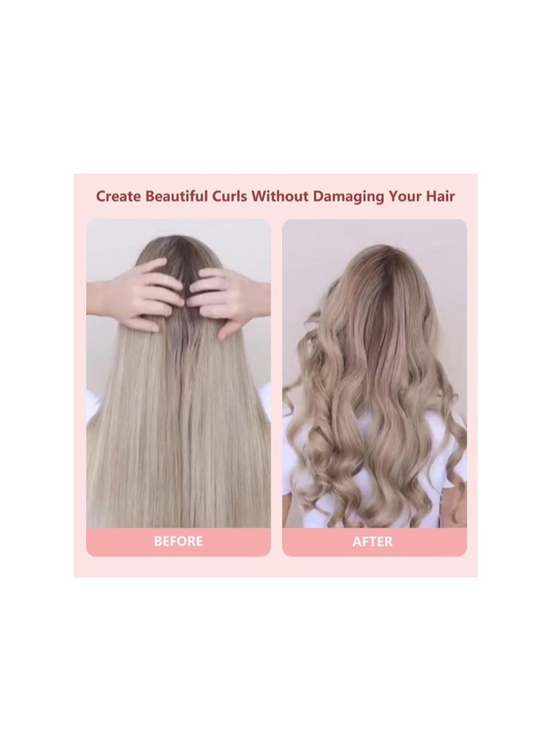 This elegant set consists of a curling rod and a satin sleep scrunchie, all made of high-quality silky satin fabric and cashmere elastic. - Image 3