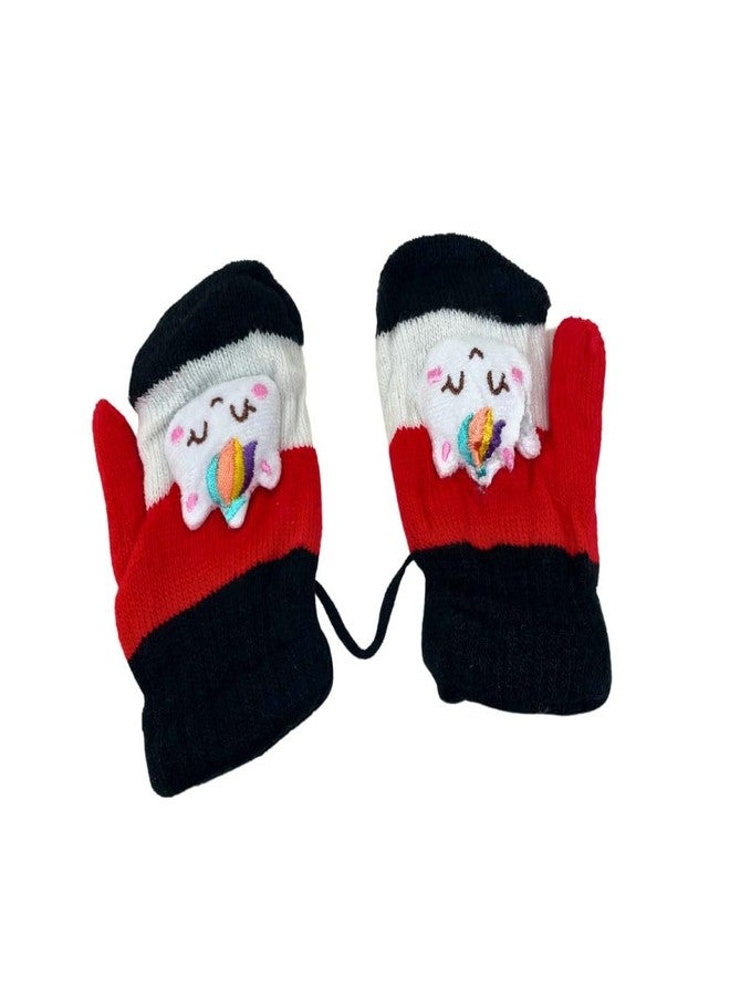 ZOVUTA Baby Boys & Grl's Winter Warm Woolen Hand Gloves Multicolor (Pack of 4) - Image 2