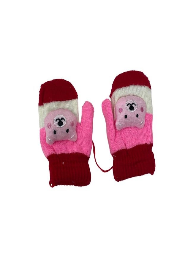 ZOVUTA Baby Boys & Grl's Winter Warm Woolen Hand Gloves Multicolor (Pack of 4) - Image 4
