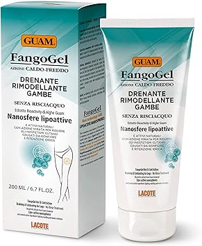 GUAM FangoGel Anti Cellulite Cream with Hot Cold Action 200ml NoRinse Lipo Active Mud Gel Antioxidant Cellulite Remover Tightening Skin Firming Cream for Slim Sculpted Legs - Image 1