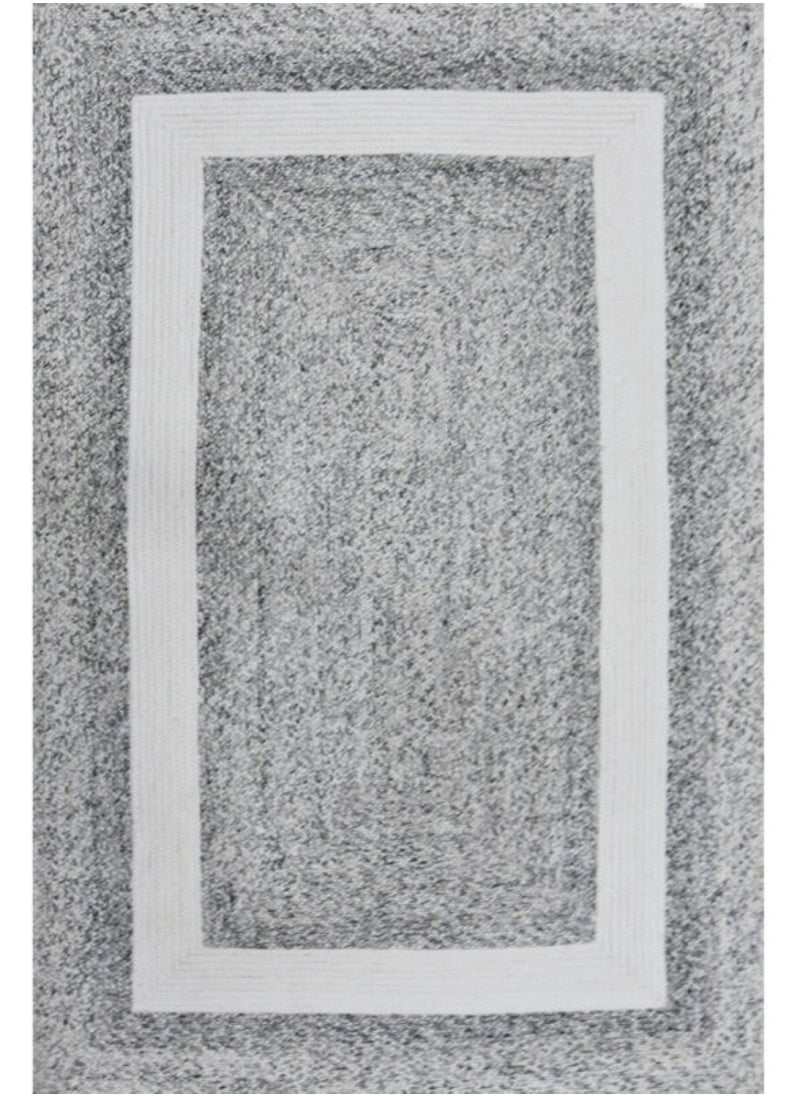 AURUM HOME - AH069B Hand Woven Modern Carpets & Area Rug  Indoor Living Dining Bedroom Room and Gallery Wool, Rectangle - Image 1