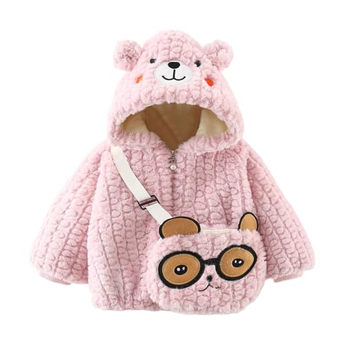 Hopscotch Girls Polyester Waist Length Jackets In Pink Color For Ages (4-5 Years) - Image 1