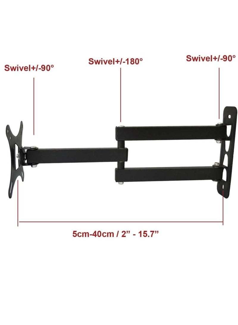 ELTRAZONE TV Wall Mount Articulating LCD Monitor Full Motion - Image 3