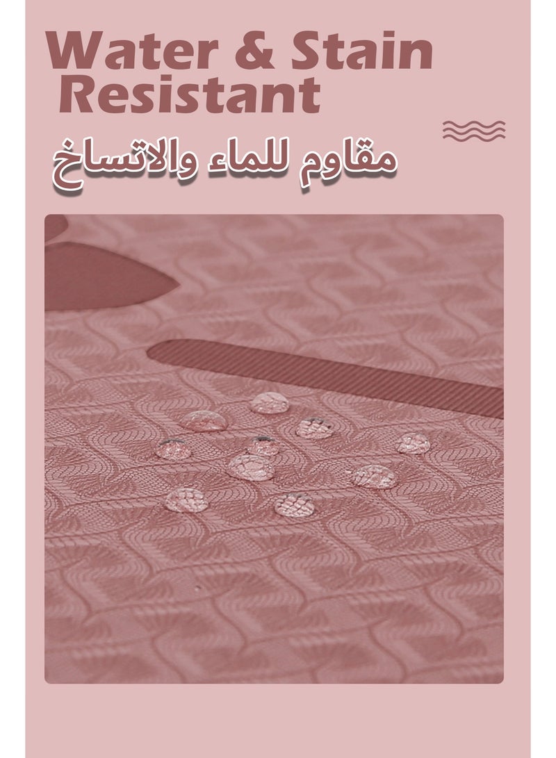 183×61cm Yoga Mat, 6mm Anti-Slip Exercise Mat with Carry Bag and Strap, Thick Fitness Mat for Home Workout - Image 2