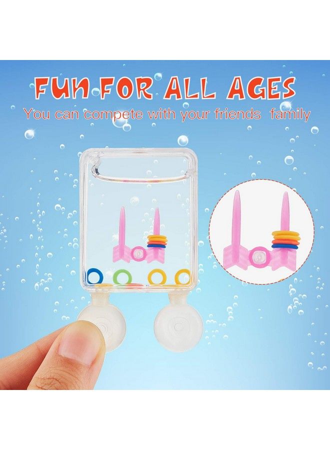 Gejoy 10 Pieces Cellphone Water Ring Game Colorful Handheld Phone Game Water Ring Toss Handheld Game Fun Birthday Party Favors For Brithday Gifts Contest Prize, 4 Inches  - Image 4