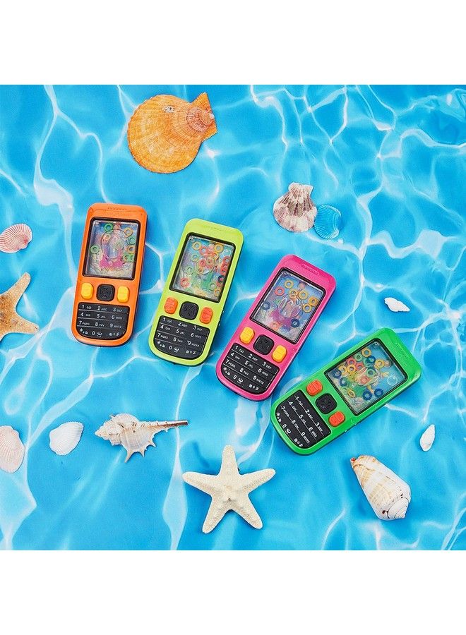 Gejoy 10 Pieces Cellphone Water Ring Game Colorful Handheld Phone Game Water Ring Toss Handheld Game Fun Birthday Party Favors For Brithday Gifts Contest Prize, 4 Inches  - Image 5