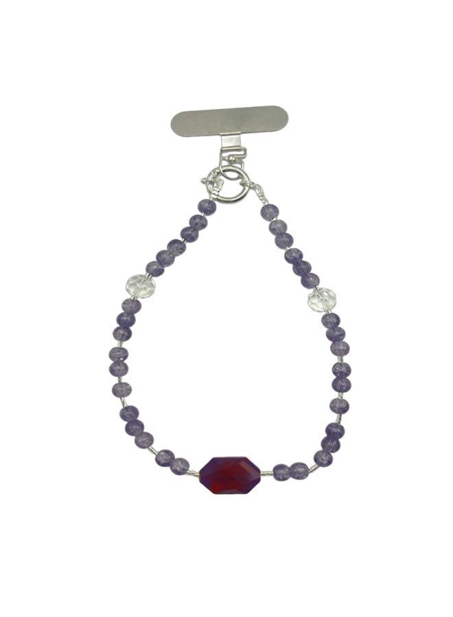 Handmade Premium Crystal Phone Strap-Regal - Image 1