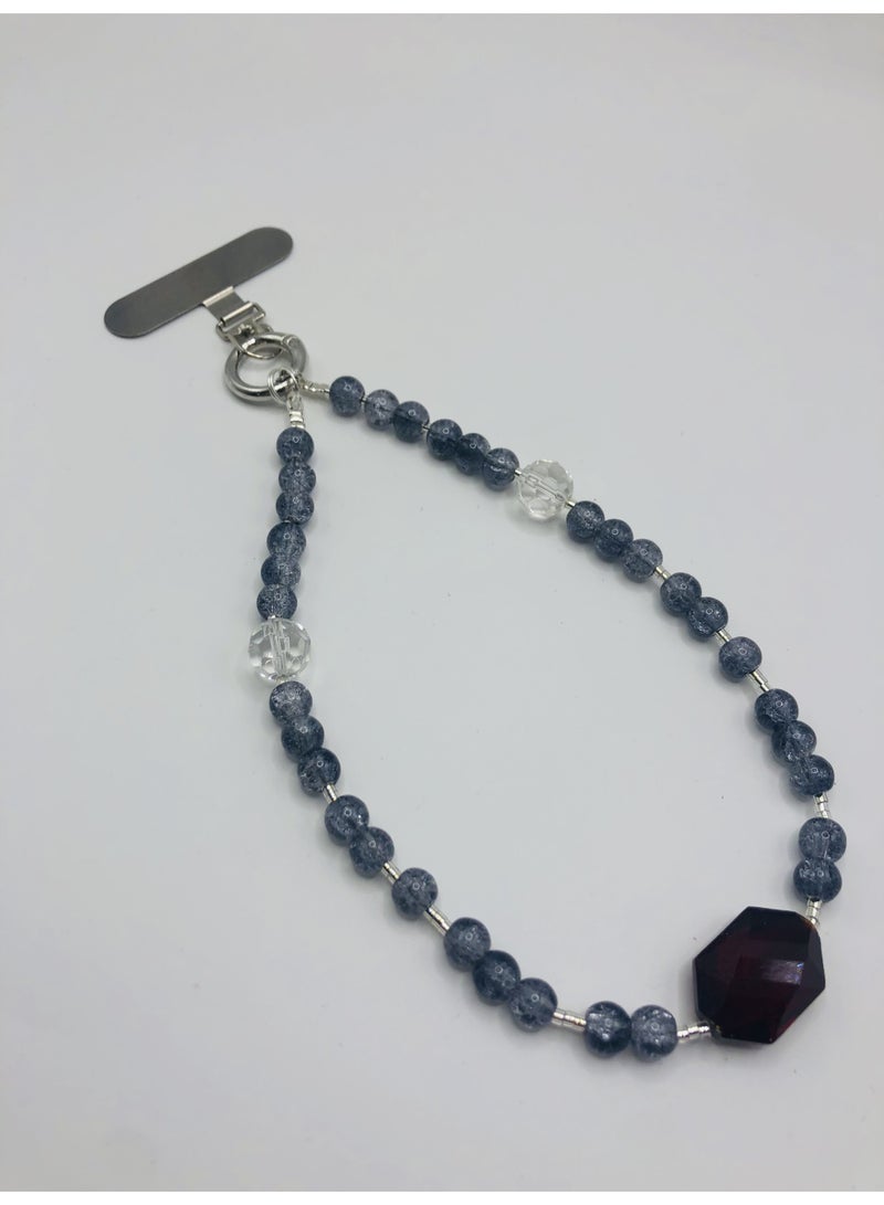 Handmade Premium Crystal Phone Strap-Regal - Image 3