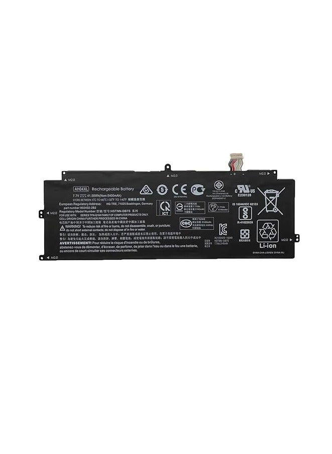 Terabyte (7.7V 41.58Wh) AH04XL HSTNN-DB7S 902500-855 902402-2C2 AHO4XL 902402-2B2 بطارية متوافقة مع HP Spectre X2 12-C000 2017 12-C000NF TPN-Q184 سلسلة - Image 1
