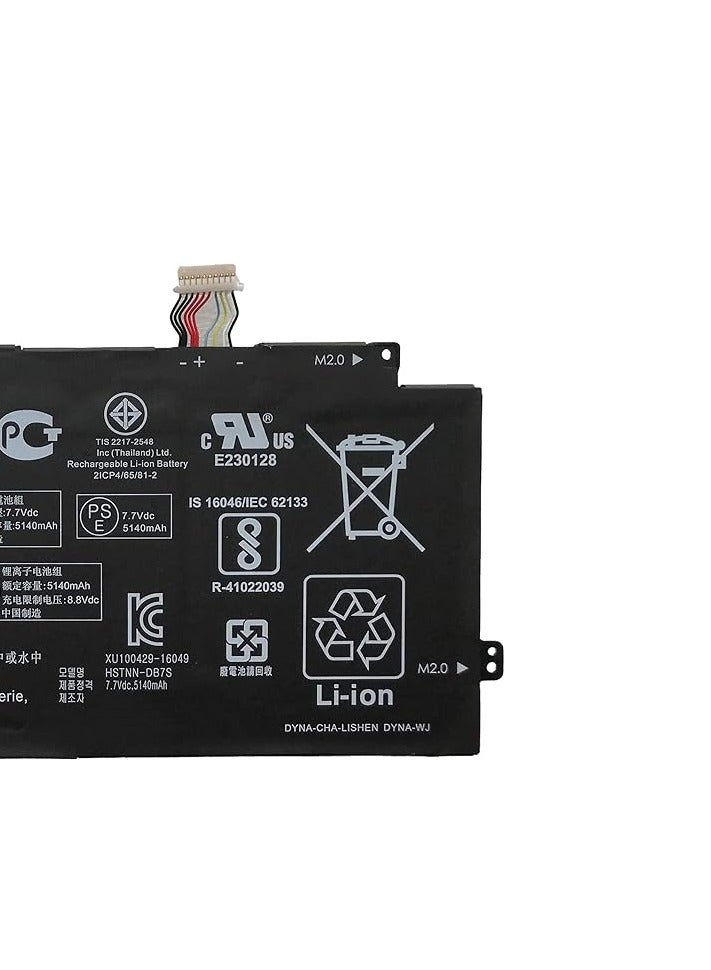 Terabyte (7.7V 41.58Wh) AH04XL HSTNN-DB7S 902500-855 902402-2C2 AHO4XL 902402-2B2 بطارية متوافقة مع HP Spectre X2 12-C000 2017 12-C000NF TPN-Q184 سلسلة - Image 2