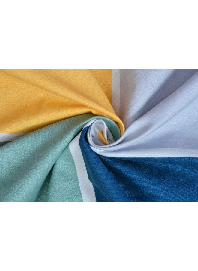 TIB 140 TC Glace Cotton King Size Bedsheet with 2 Pillow Covers,Bedsheet for Double Bed,90X100 Inches| 140 GSM, Multi, Pack of 3 - Image 4