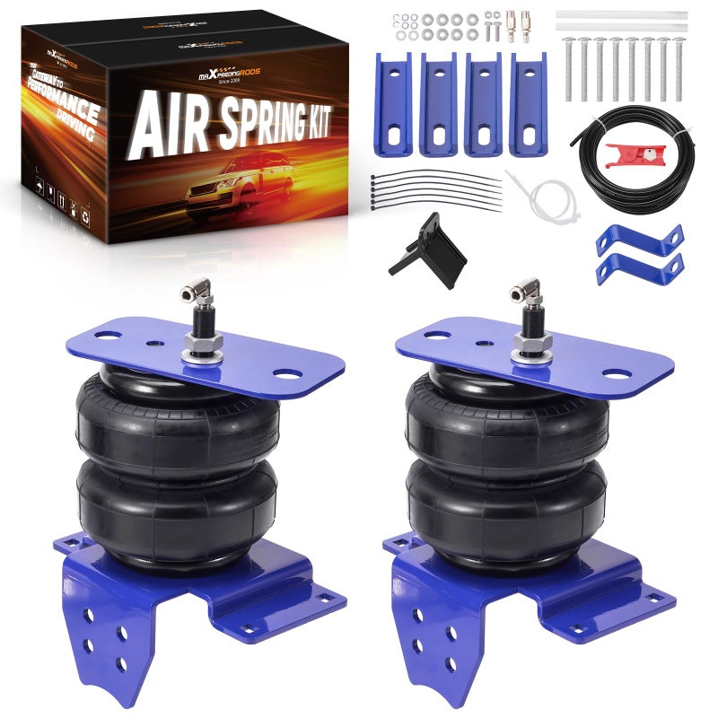 مجموعة أكياس تعليق هوائي خلفية maXpeedingrods بسعة 5000 رطل لسيارات تويوتا تندرا بيك أب 2WD 4WD 20072021 مجموعة ربيع هوائي