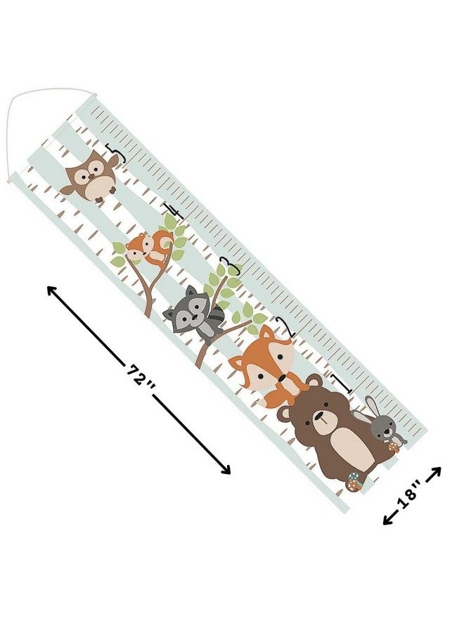 Fun Express Woodland Animal Growth Chart - Kids Room Wall Decor - Colorful Animal Design for Tracking Growth - Educational & Interactive - Perfect for Nursery or Playroom - 1 Piece - 36" x 10" - Image 3