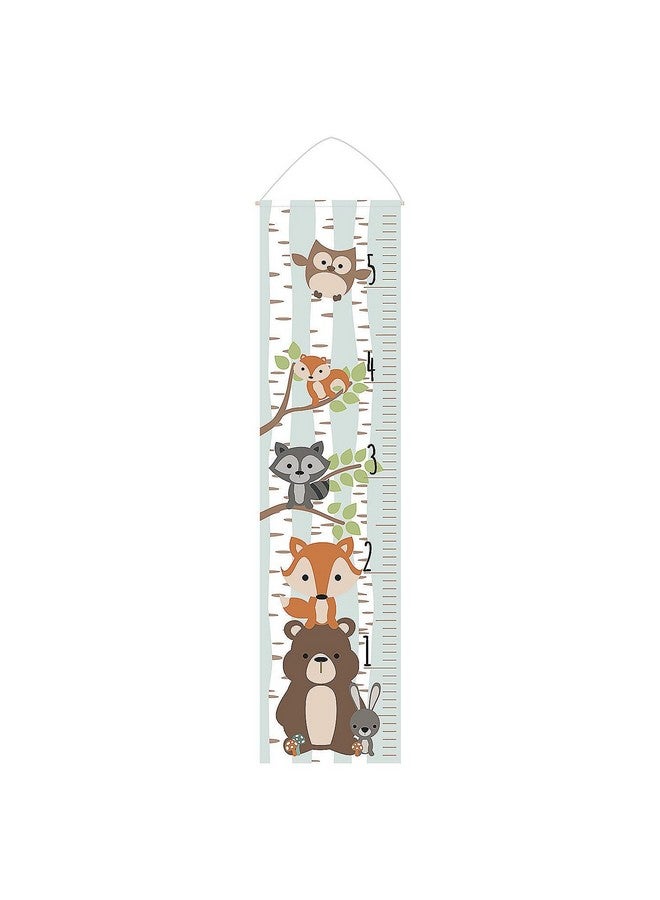 Fun Express Woodland Animal Growth Chart - Kids Room Wall Decor - Colorful Animal Design for Tracking Growth - Educational & Interactive - Perfect for Nursery or Playroom - 1 Piece - 36" x 10" - Image 1