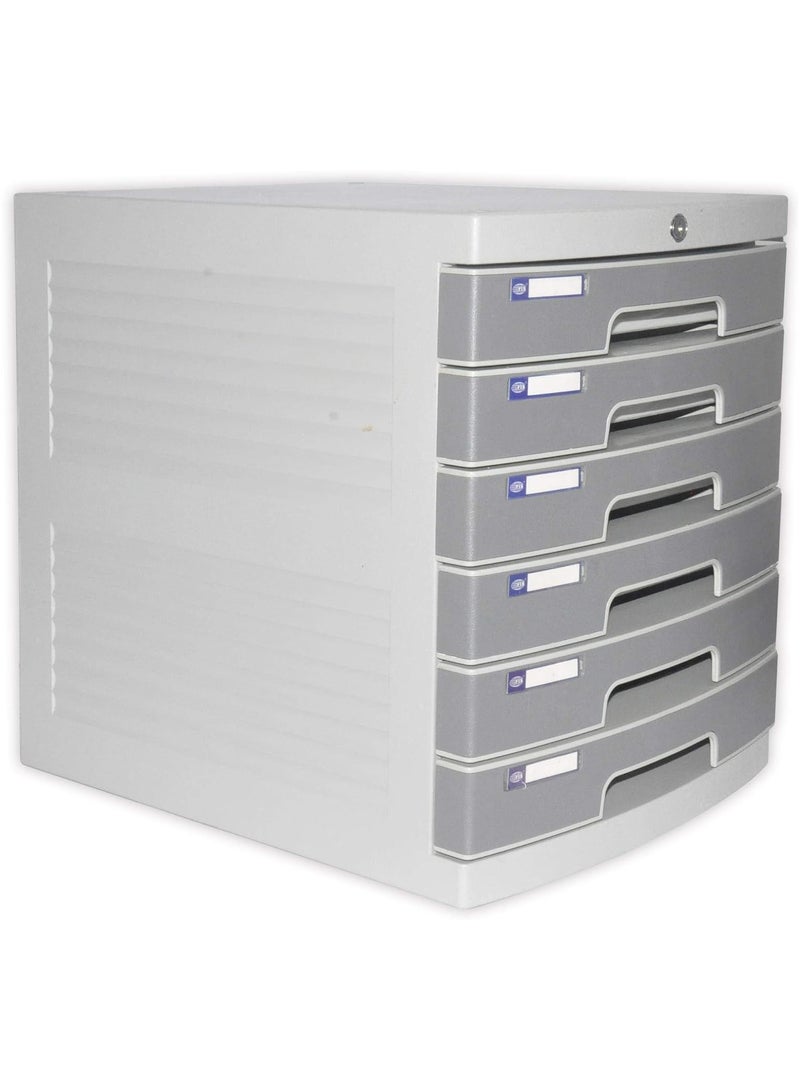 FIS File Cabinet (Plastic) With key, 6 Drawers - FSOTUS-3K - Image 2