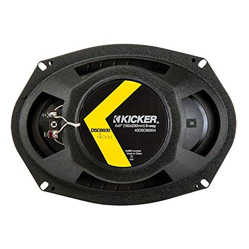 Kicker حزمة مكبرات صوت KICKER من 2 عنصر: سلسلة DS مكبرات صوت كوكسيل 6"x9" 4 أوم واثنان 6.5" مكبرات صوت كوكسيل 4 أوم - 1x 43DSC69304، 1x 43DSC6504 - Image 3
