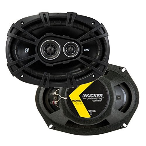 Kicker حزمة مكبرات صوت KICKER من 2 عنصر: سلسلة DS مكبرات صوت كوكسيل 6"x9" 4 أوم واثنان 6.5" مكبرات صوت كوكسيل 4 أوم - 1x 43DSC69304، 1x 43DSC6504 - Image 2