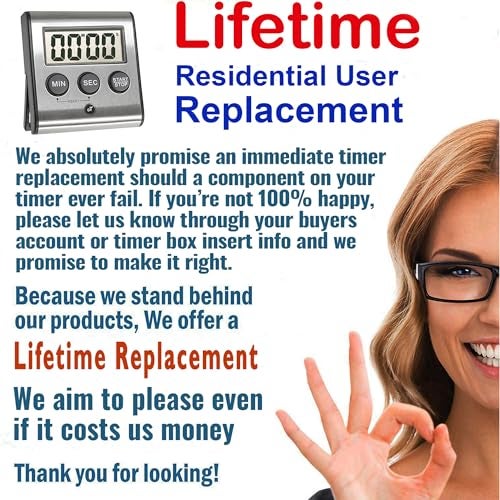 eTradewinds Elegant Digital Kitchen Timer, Stainless Steel Model eT-23, Super Strong Magnetic Back, Loud Alarm, Large Display, Auto Memory, Auto Shut-Off by eTradewinds - Image 2