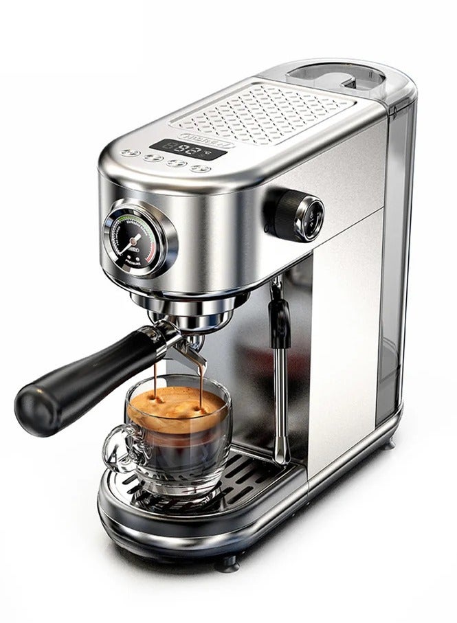 هيبرو آلة صنع الإسبريسو HiBREW H10B بقوة 20 بار - ماكينة قهوة احترافية مزودة بخافق حليب، ونظام تسخين مزدوج، وتحكم قابل للبرمجة في الجرعات - Image 2