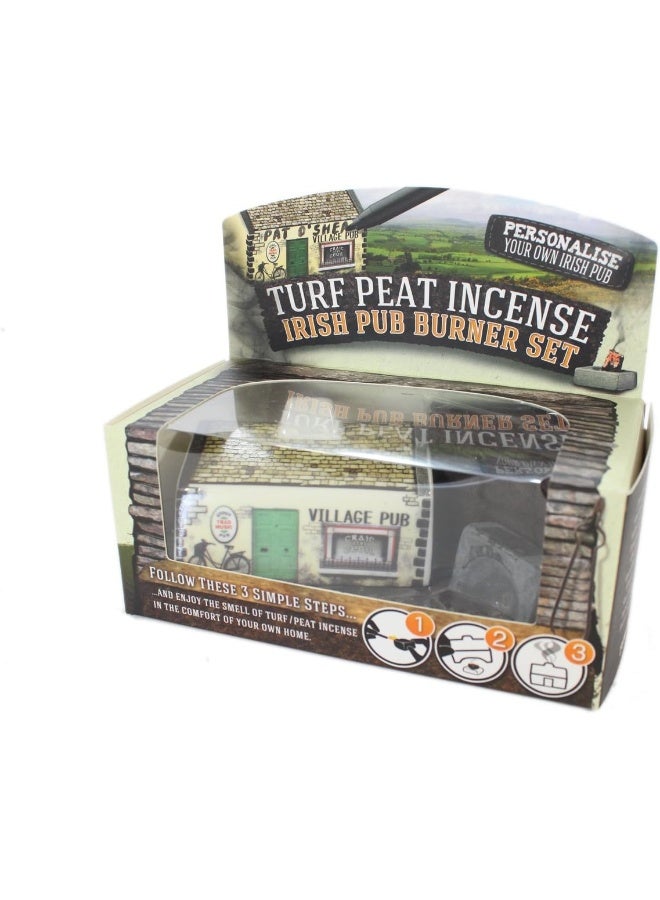 The Gifted Hand Irish Pub Turf Peat Incense Burner Set by The Gifted Hand - Image 2