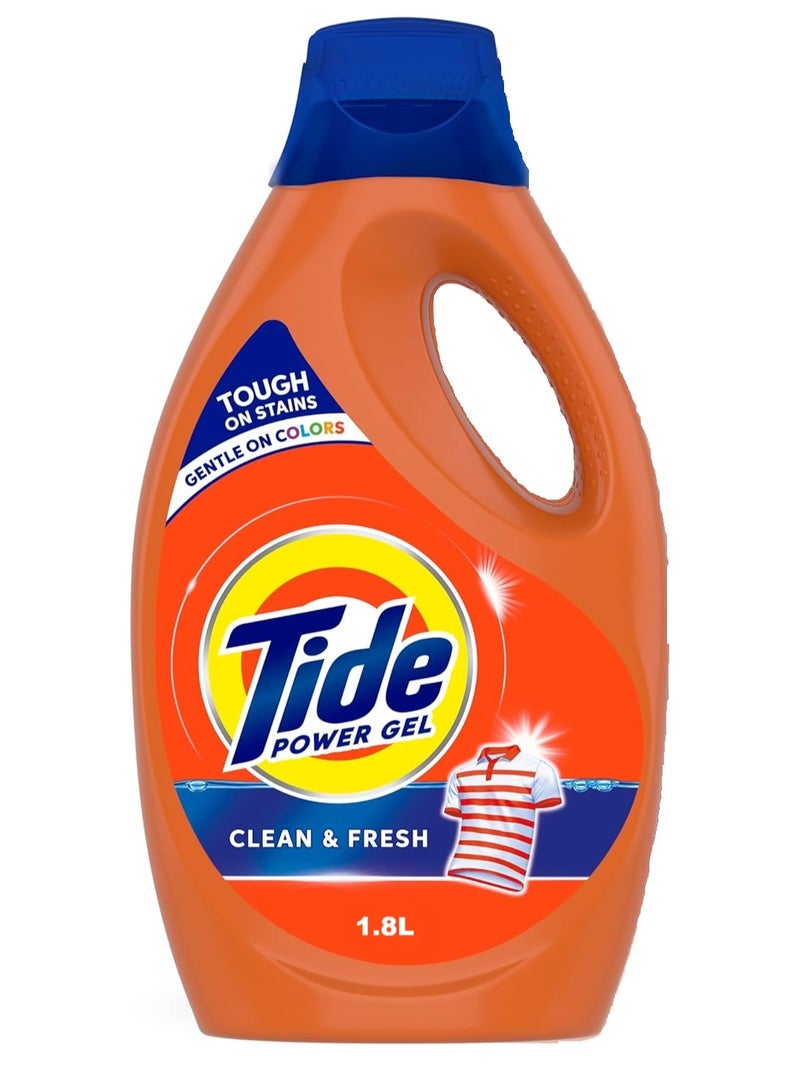 Tide Clean And Fresh Liquid Laundry Detergent Gel 1.8Liters - Image 1