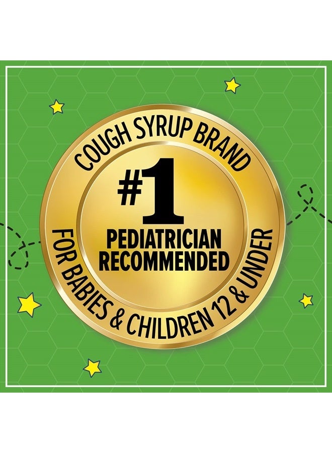 Zarbee's Kids Cough + Mucus Nighttime for Children 2-6 with Dark Honey, Ivy Leaf, Zinc & Elderberry, 1 Pediatrician Recommended, Drug & Alcohol-Free, Mixed Berry Flavor, 4FL Oz - Image 2