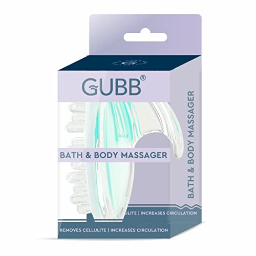 GUBB Manual Clean Care Silicone Head Body Scalp Massage Brush, Hair Washing Comb Shower Brush, Bath Washing Silicone Shampoo Spa Care Tool, for Body Washing Hair Massager Brush - Pink Pack of 2 - Image 1