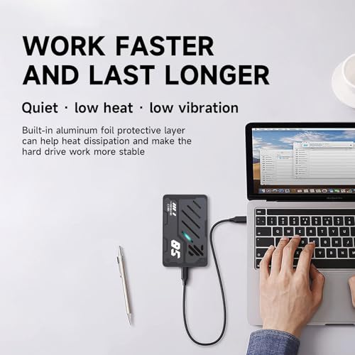 Tianken Ultra Slim Portable External Hard Drive USB 3.0 HDD Storage for PC, Laptop, Mac, Xbox one, PS4, PS5 (1TB) - Image 5