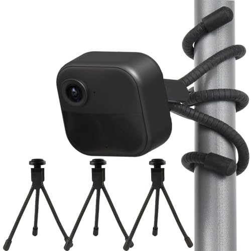 Uogw 3 Pack Flexible Tripod for Blink Outdoor 4 (4th Gen),Blink (3rd Gen) XT3,Blink XT2/XT,Blink Mini/Blink Mini 2, 360° Adjustable for Blink Camera Mount,Attach Your Blink Home Camera Everywhere - Image 1