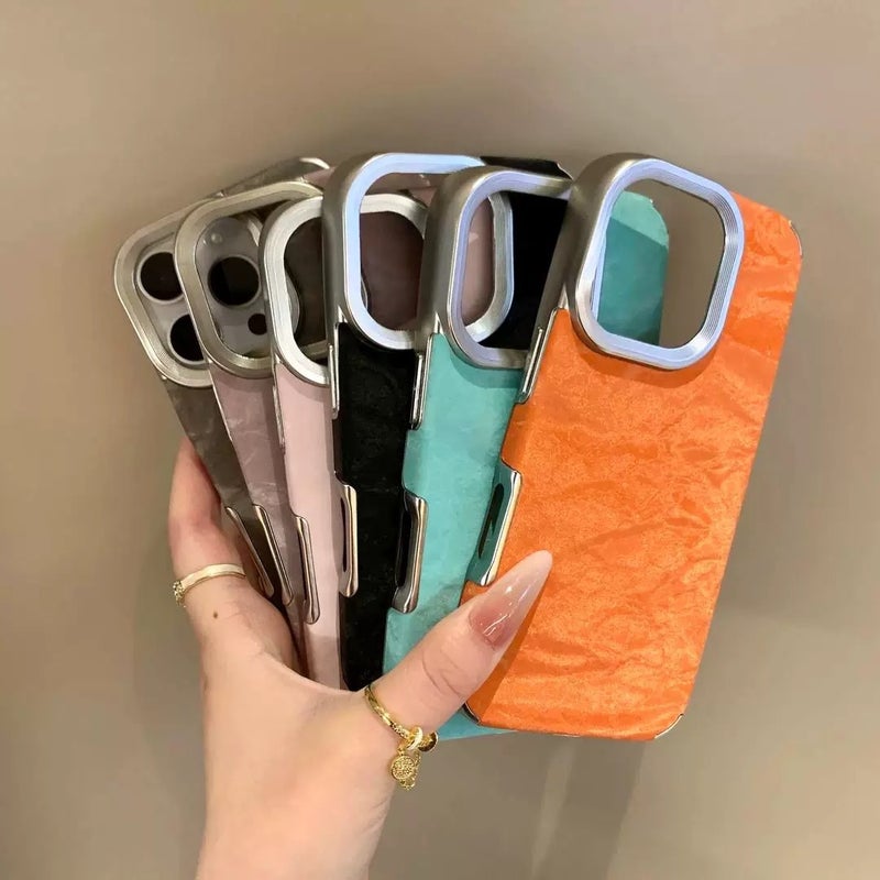 iPhone 11 Cover Leather Scratch Resistant Protective , for , Gray Texture , for Travel - Image 3