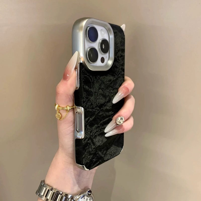 iPhone 11 Cover Leather Scratch Resistant Protective , for , Gray Texture , for Travel - Image 4