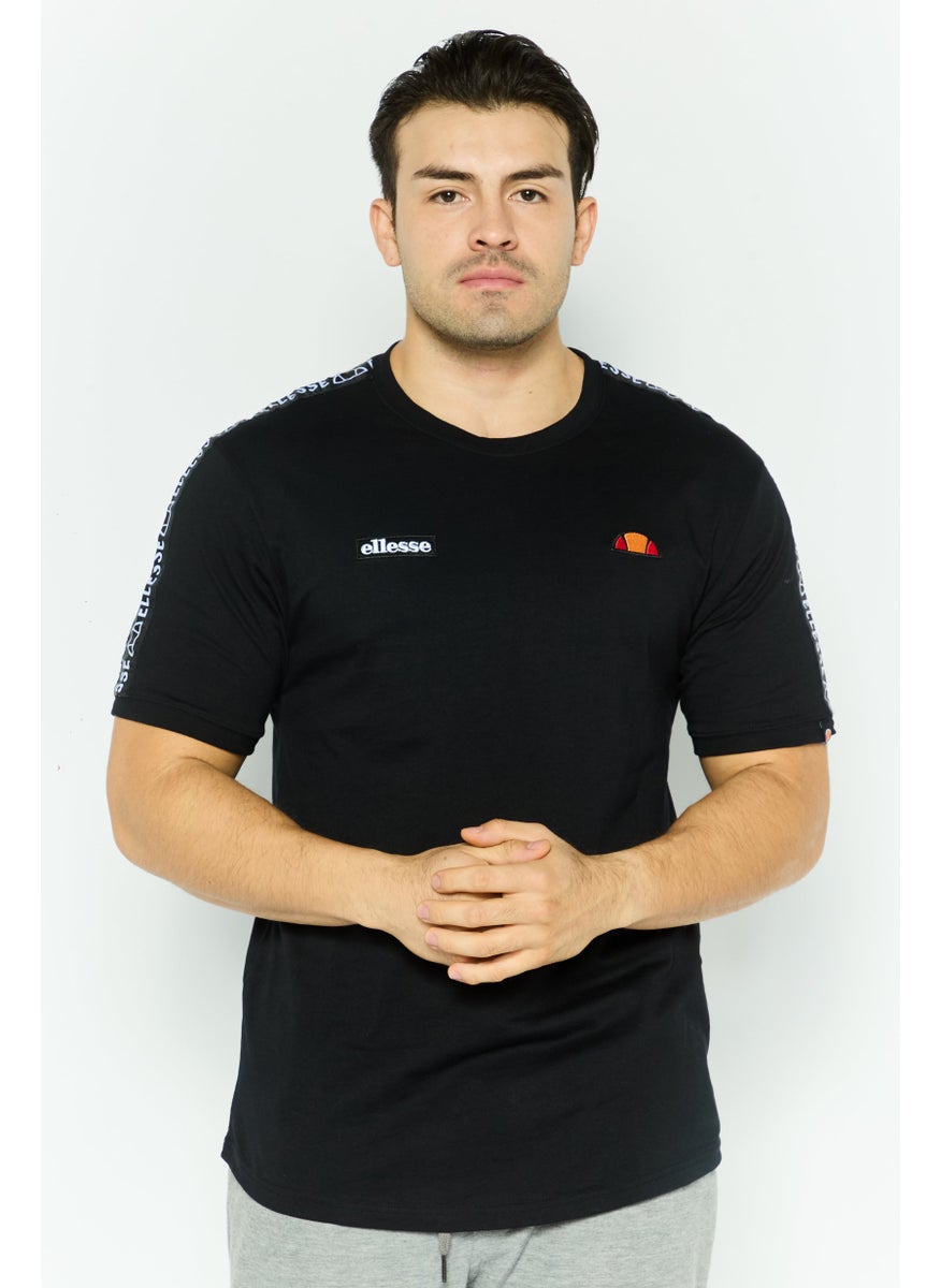 Men Crew Neck Brand Logo Short Sleeves T-Shirt, Black - pzsku/Z1FF39ECD931116166D1CZ/45/_/1737641901/91c4c9c8-db36-4ce6-b819-9834e6af7538