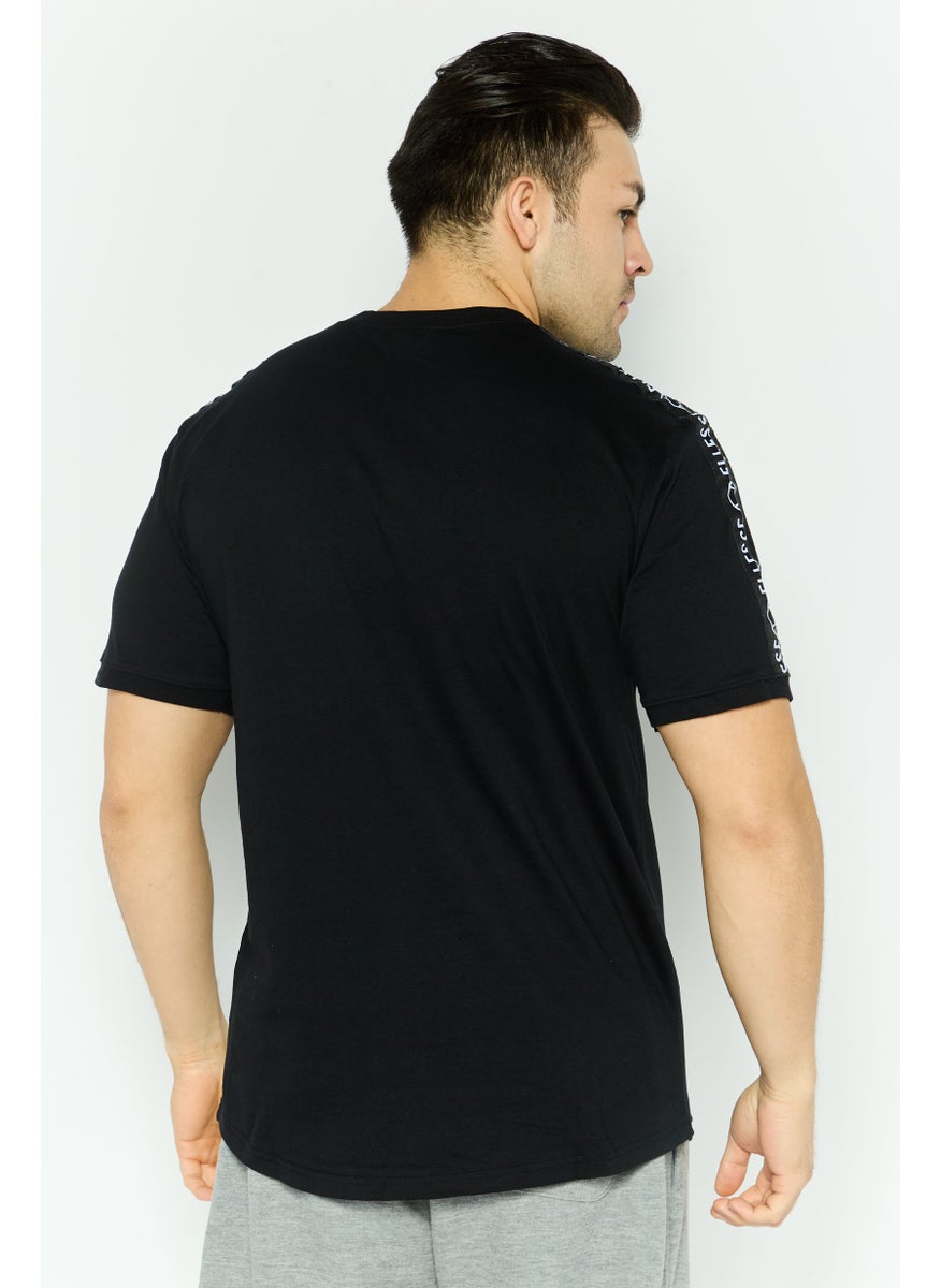 Men Crew Neck Brand Logo Short Sleeves T-Shirt, Black - pzsku/Z1FF39ECD931116166D1CZ/45/_/1737641906/0c5ec41d-90bd-452f-ae8f-c2b3bfe5fe33