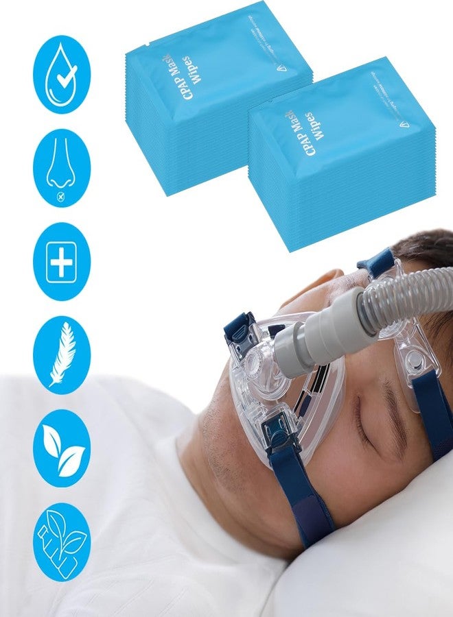 ILSSLI 100 Pack CPAP Mask Wipes Travel CPAP Wet Wipes Unscented Individually Wrapped Cleaning Towelettes for Full Face Masks Tubes CPAP Accessories - Image 4