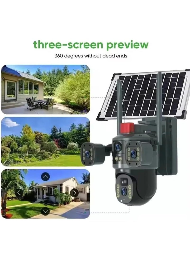 BlueFire VC15-4G Solar Security Camera Outdoor Wireless | Dual-Lens 4G & WiFi Surveillance Camera with Full Color Night Vision, Smart Motion Detection, Weatherproof Home & Farm CCTV System - Image 3