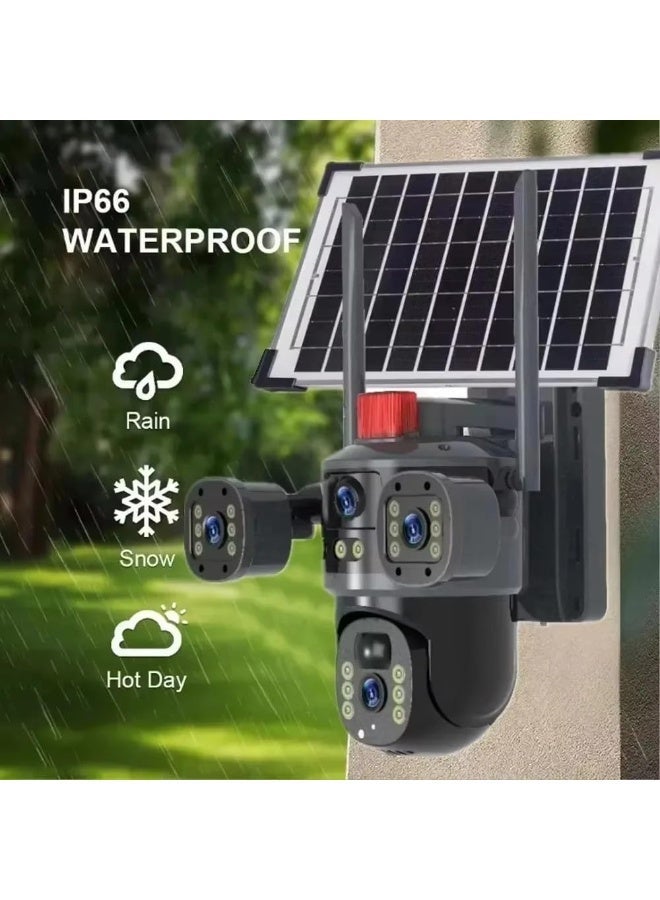 BlueFire VC15-4G Solar Security Camera Outdoor Wireless | Dual-Lens 4G & WiFi Surveillance Camera with Full Color Night Vision, Smart Motion Detection, Weatherproof Home & Farm CCTV System - Image 2