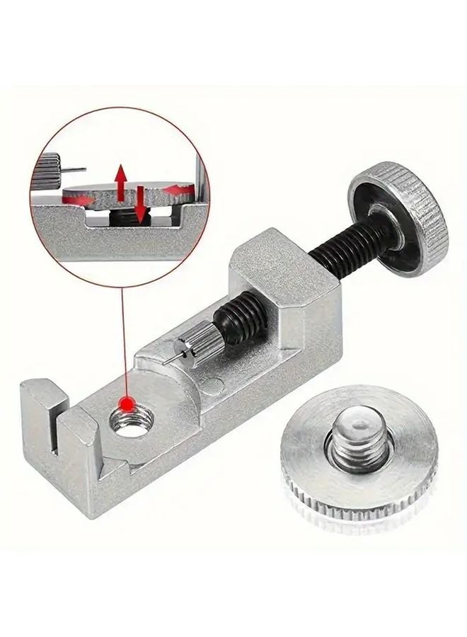 Adjustable Watch Strap Link Removal Repair Tool Kit Silvery 1 Set for Chain Adjustment and Replacement - Image 3
