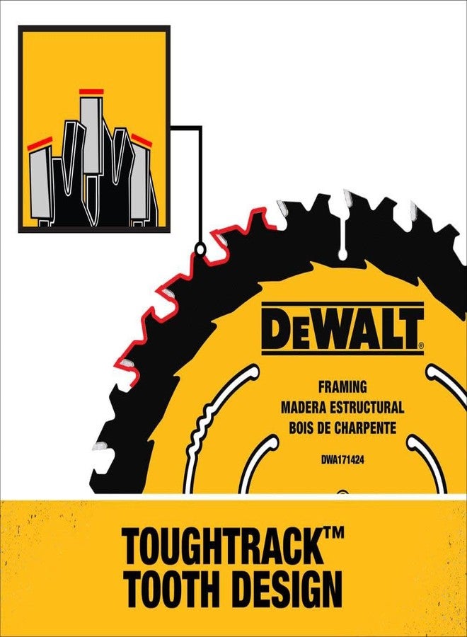 DEWALT Circular Saw Blade, 7 1/4 Inch, 24 Tooth, Wood Cutting (DWA171424B10), 10 Count (Pack of 1) - Image 4