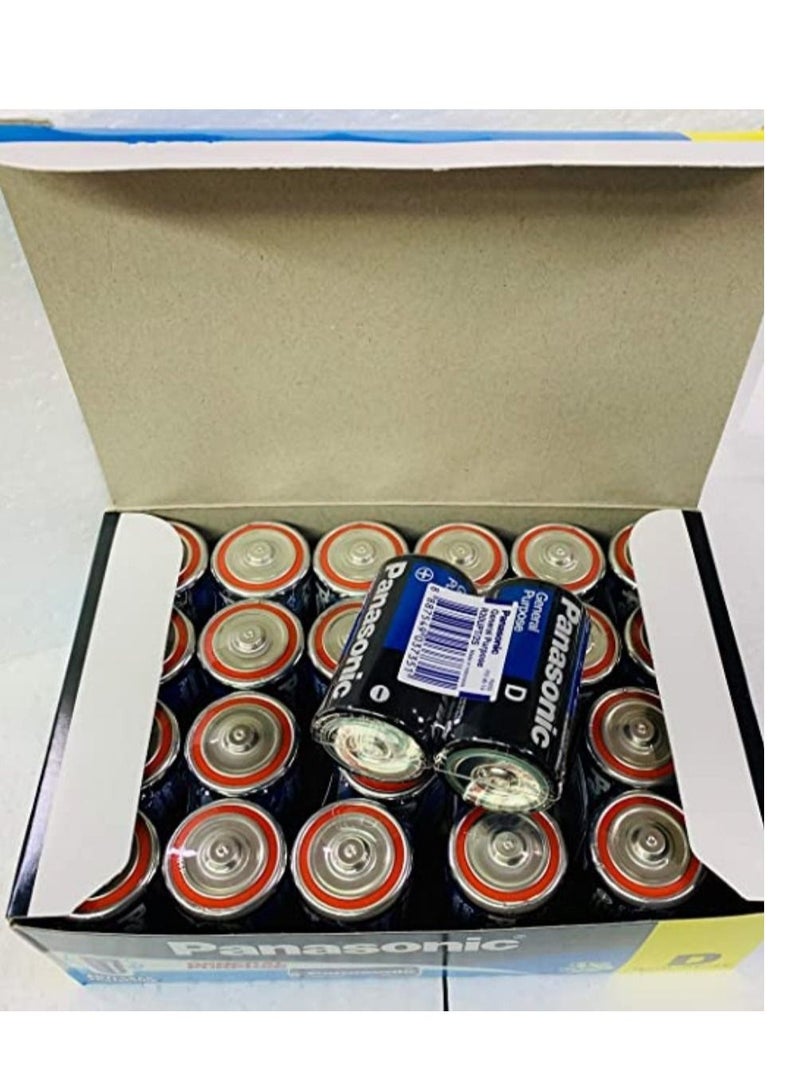 Panasonic General Purpose D Size Battery (Box 24 Pieces) - Image 2
