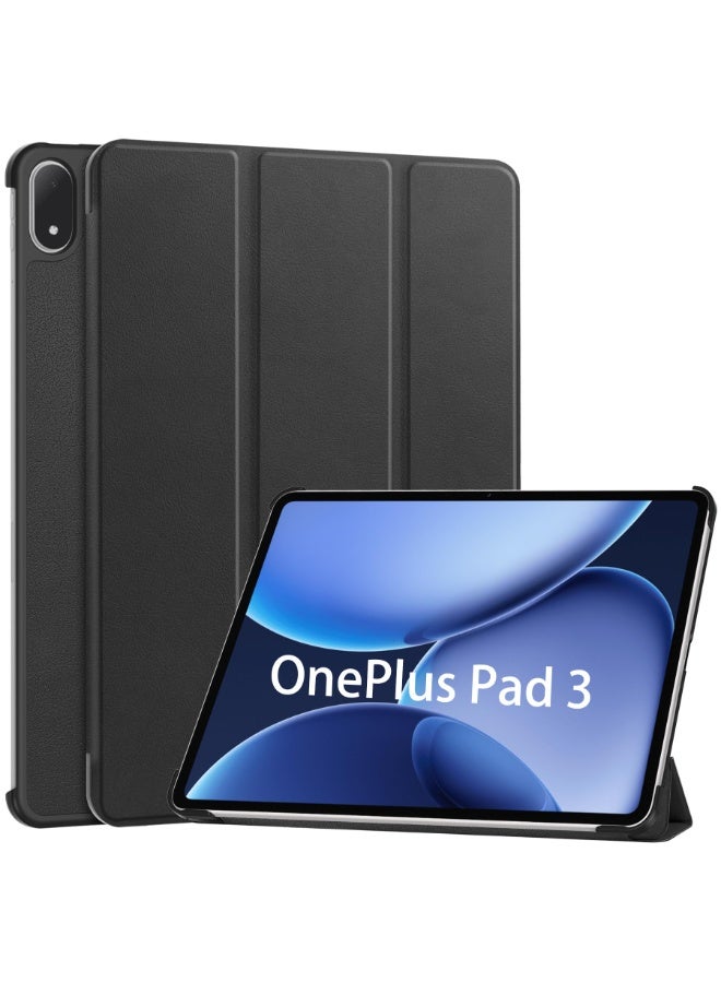 general Case for OnePlus Pad 3, Fashionable Smart Trifold Stand Cover, High Quality PU Leather with Auto Sleep/Wake Protective Case - Image 1