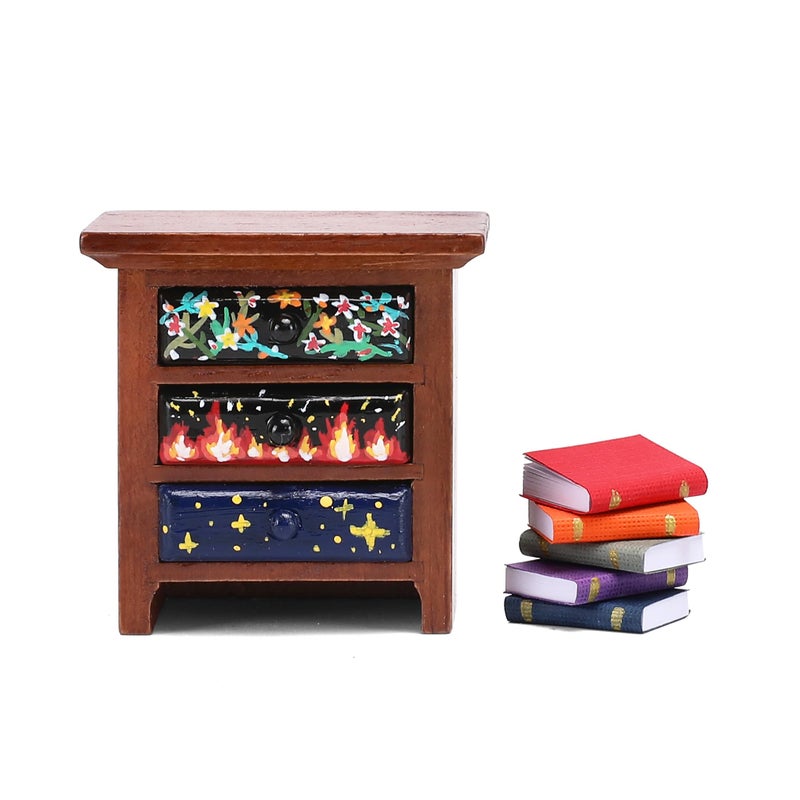 ASVP Shop ACOTAR Inspired Archeron Sisters Mini Dresser â€“ Artistically Designed Bookshelf Decor - Image 3