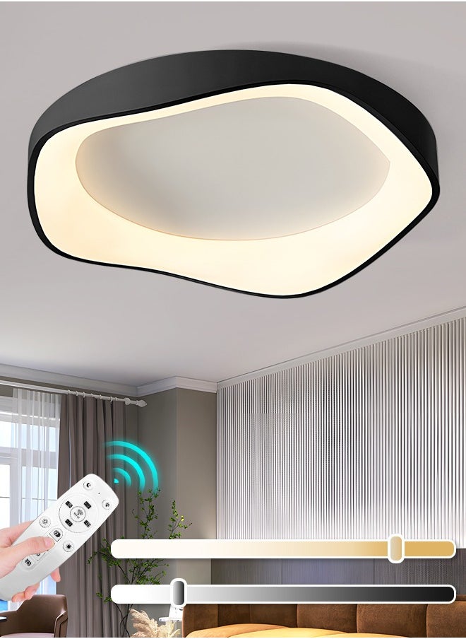 YATAI LIGHTING Modern Flush Mount LED Ceiling Light Fixture, 59W Dimmable LED Ceiling Lamp with Remote Control, LED Ceiling Lamp for Bedroom/Kitchen/Dining Room Lighting, Flush mount Ceiling Light  - Image 1
