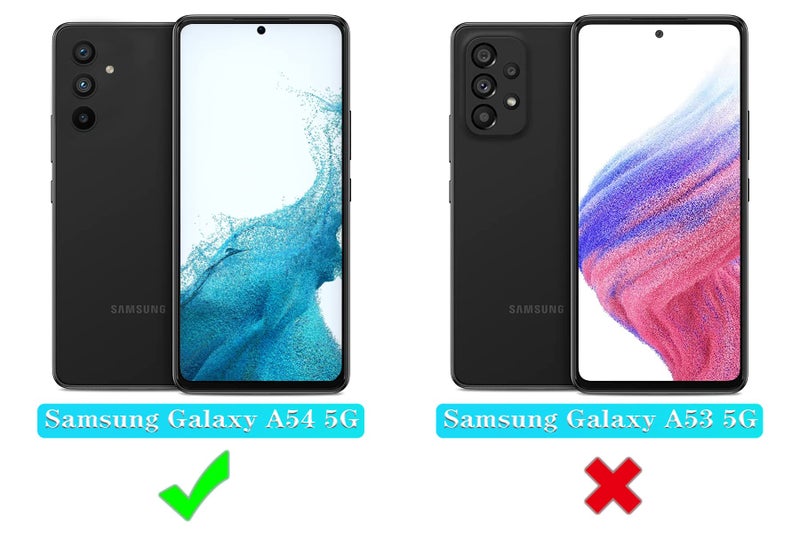 Qinmay Phone Case for Samsung Galaxy A54 5G Case with HD Screen Protector, Heavy Duty Shockproof & Dropproof 3-Layer Cover Phone Case for Galaxy A54 (WineRed Pink) - Image 2