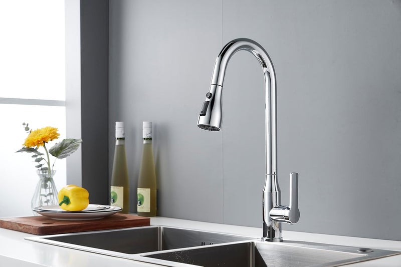 BRIMIX Kitchen Sink Faucet with Pull Down Sprayer - Image 2